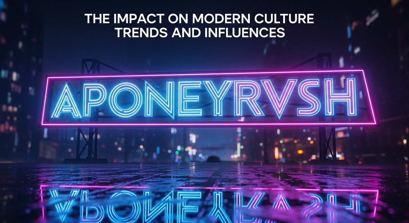 Aponeyrvsh: The Impact of on Modern Culture Trends and Influences