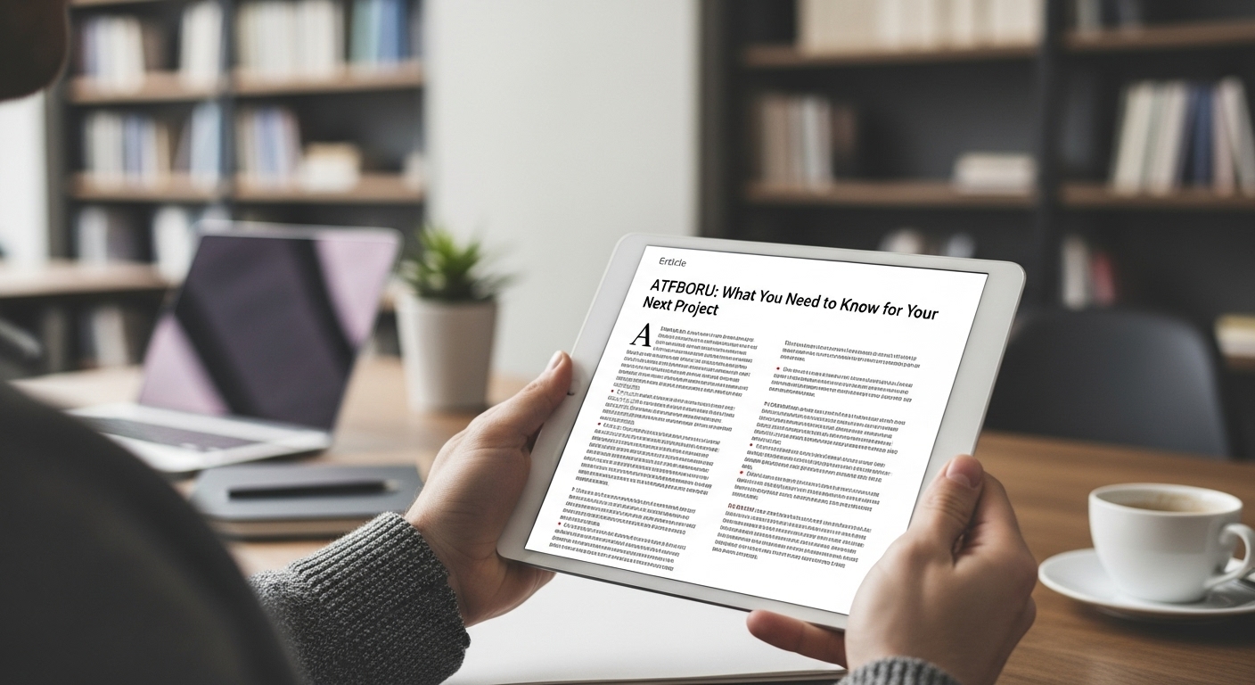 ATFBORU: What You Need to Know for Your Next Project