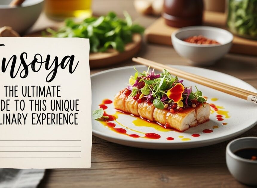 Insoya: The Ultimate Guide to This Unique Culinary Experience
